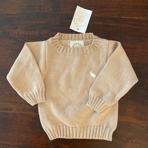 The Beaufort Bonnet Co. Taupe Boy Sweater 0-6m
